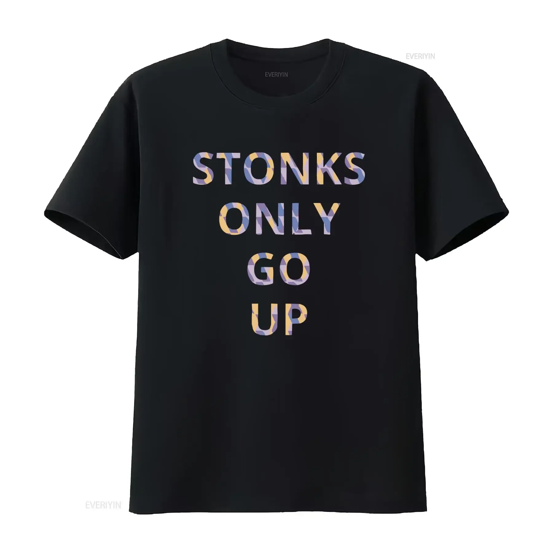 Stonks Only Go Up Stock Market Investor Unique Design New Age Money Merch T Shirt vintage Washed Stylish fashion streetwear