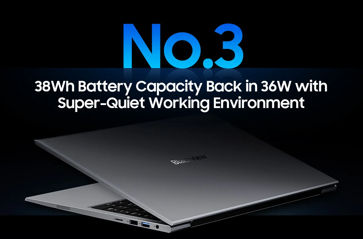 Blackview AceBook 8 Laptop, 15,6 Zoll, Intel-Prozessor N150, 16 GB RAM, 512 GB SSD + Erweiterung auf bis zu 1 TB, Windows 11 Home. – Detail 16