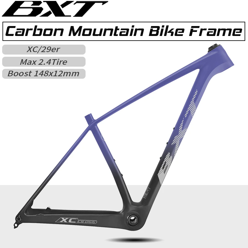 

BXT T1000 Mountain Bike Carbon Frame Super Light 29er Carbon Frames Used for Racing, with UDH Rear Hook T47 MTB Bicycle Parts
