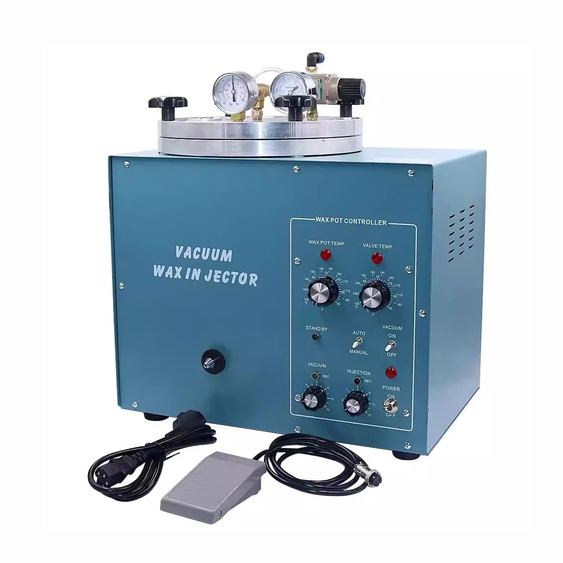 19.4kg OEM Brand Automatic Metal Wax in jec tion Equipment Jewelry Casting MOLDS Pressure Wax Injector VacuumWax Casting Machine