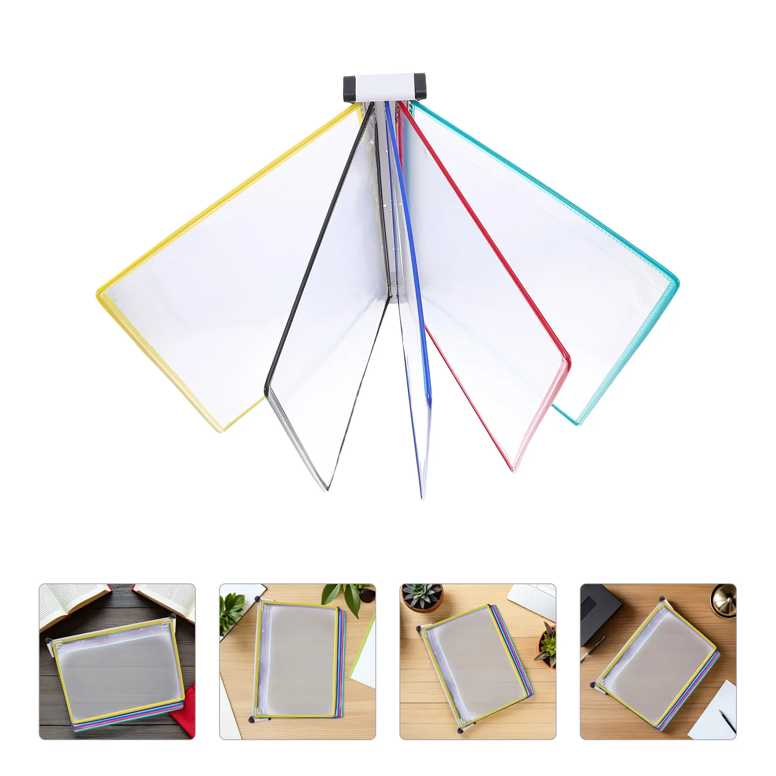 wall-mounted-file-display-rack-a4-size-hanging-document-organizer-5-panels-plastic-office-binder-reference-organizer-panels