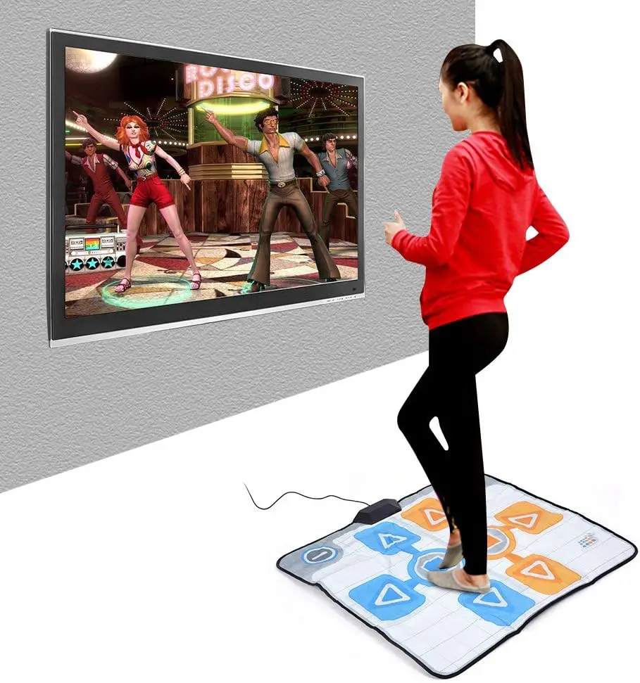 Dance Blanket Portable Non-Slip EVA Double Person Dance Mat for WII Game Console