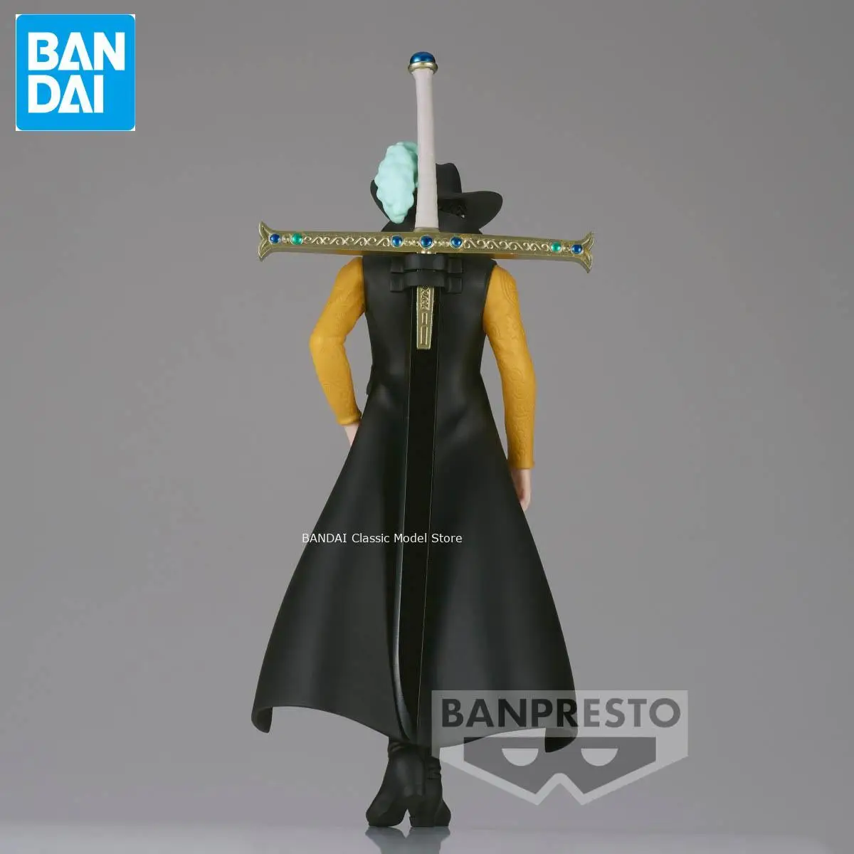 Bandai Banpresto Original One Piece Dracule.mihawk Anime Figures Toys for Kids Gift