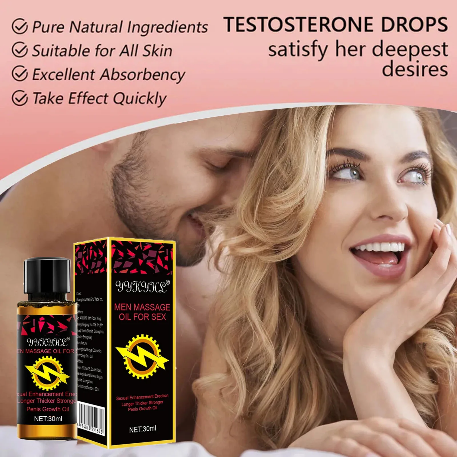 Penis Thickening Growth Man Big Dick Enlargement Liquid Cock Erection Enhancer Men Health Care Enlarge Massage Enlargement Oils