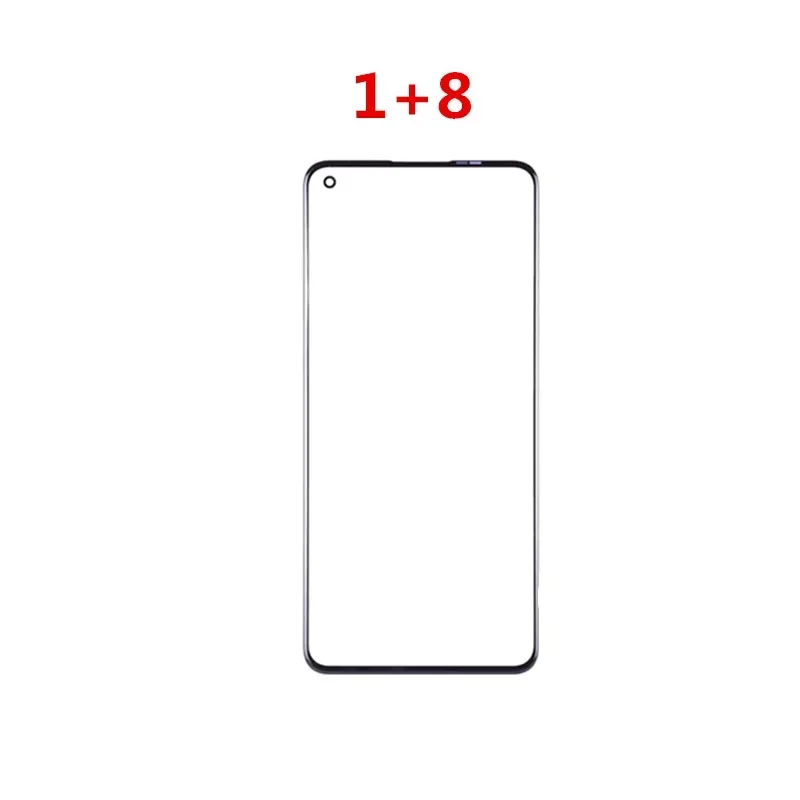 شاشة تعمل باللمس ل Oneplus 12 11R 11 10 9 8 Pro 7 7T 8Pro ACE 3 2 اللوحة الأمامية شاشة الكريستال السائل خارج غطاء زجاجي عدسة إصلاح أجزاء + OCA