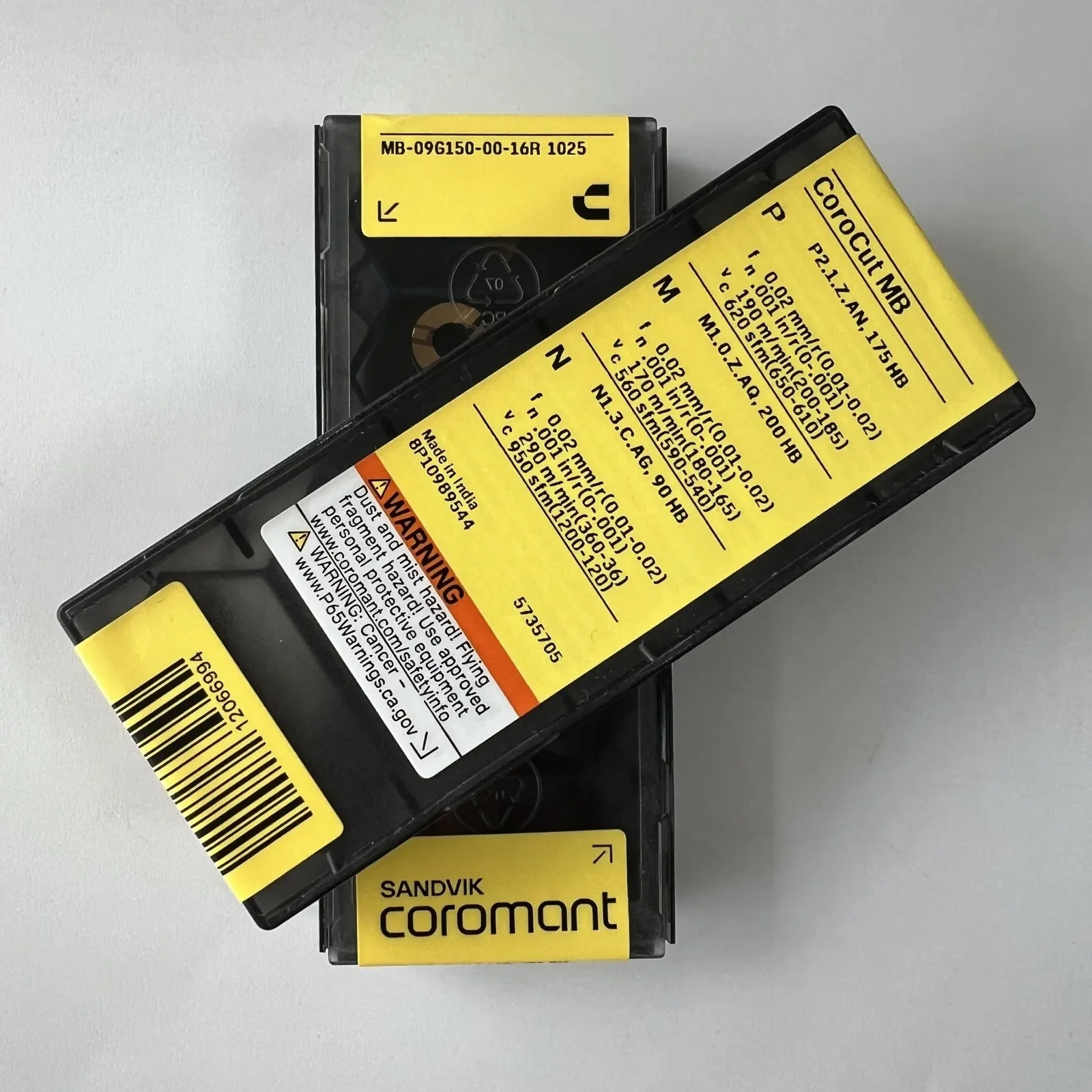 

SANDVIK-Coromant / MB-09G150-00-16R 1025 / 10 Pcs