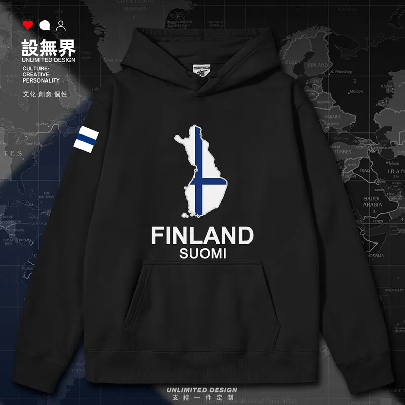 Finland National Map mens hoodies men's white for men jerseys pullovers Sportswear streetwear men hoodie autumn winter clothes