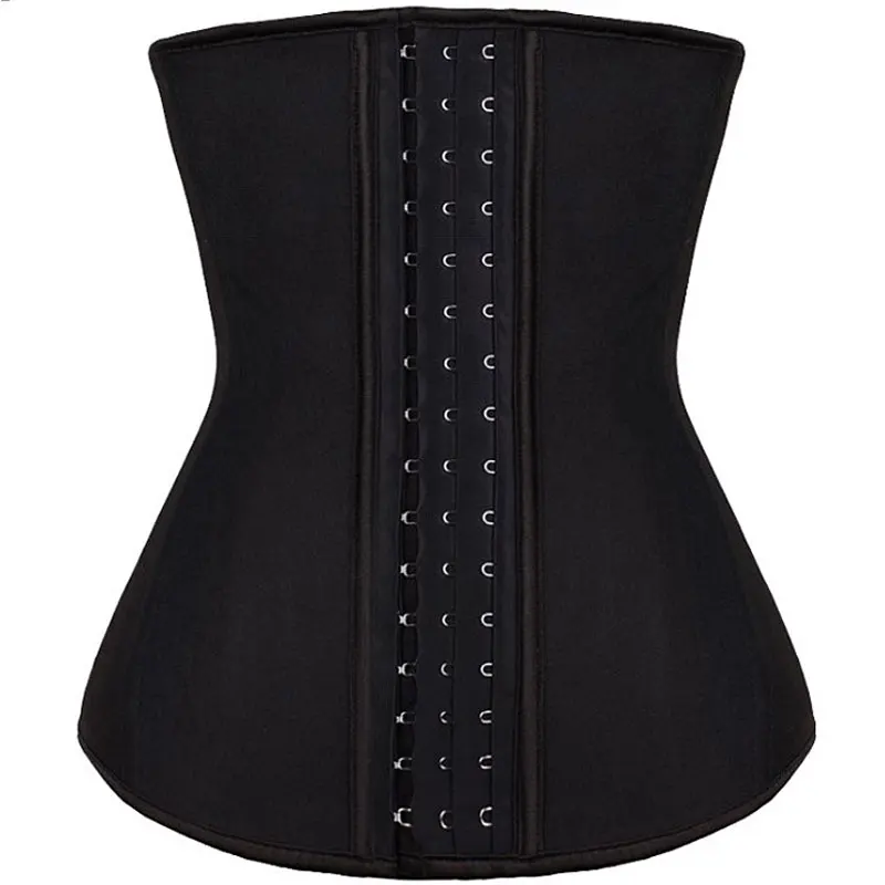 

Latex Rubber Waist Trainer Corset Shaper Underbust Slimming Waisttrainer Hooks Rubber Gym Sports Plus Size 6XL Shapewear Korsett