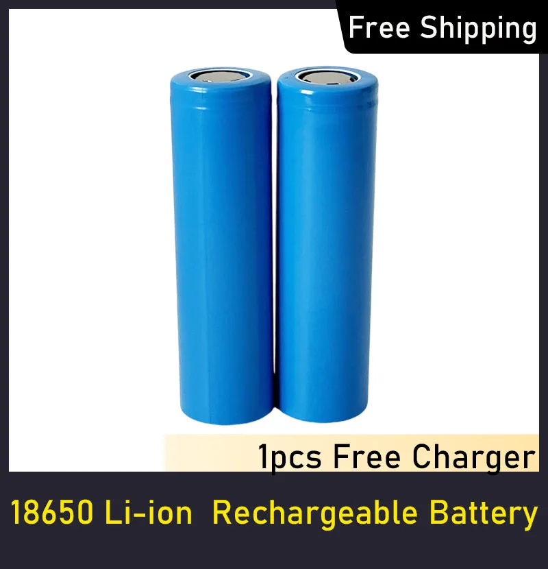 18650 Battery LI-ION 3.7V Battery 18650 3500MAH 18650 High Discharge Battery Rechargeable Battery with Charger for Screwdriver