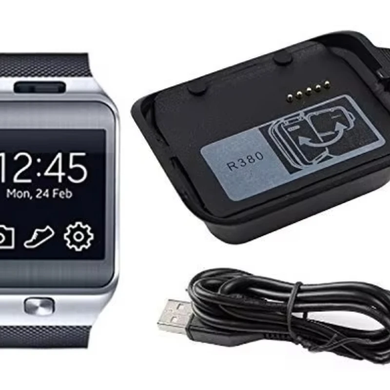 ใหม่แท่นชาร์จStationอะแดปเตอร์สำหรับSamsung Galaxy Gear 2 SM-R380 R380สมาร์ทนาฬิกา