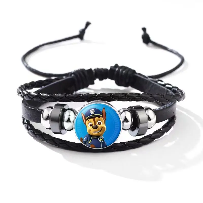 Paw Patrol Time Gem Leather Bracelet for Kids Gift Boys Girls Christmas Birthday Present Party Favor Toys for Childrens Day view 6
