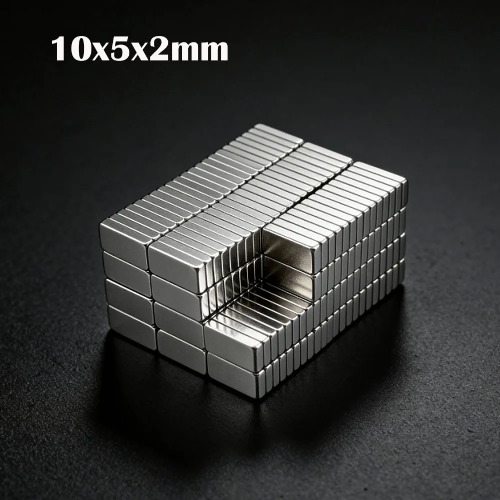 

10-200 шт. супер мощный 10x5x2 мм блок-магнит неодимовый магнит NdfeB N35 сильный постоянный магнитный магнит Imanes для холодильника