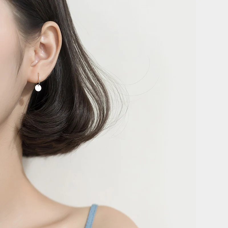 Modian 2019 jesień moda nieregularne Hoop kolczyki urok klasyczny okrągły złoty kolor biżuteria dla kobiet kobieta prezent na rocznicę — zdjęcie 3