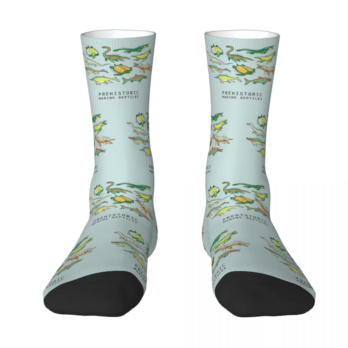 Prehistoric Marine Reptiles Unisex Winter Socks Outdoor Happy Socks Street Style Crazy Sock