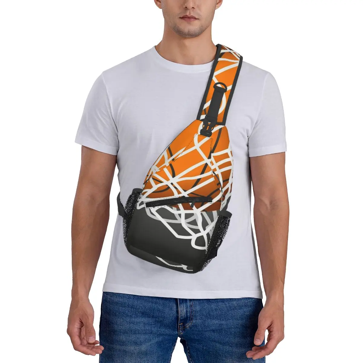 Sac de poitrine de basket-ball personnalisé, sac de vacances portable, cadeau 03Nice