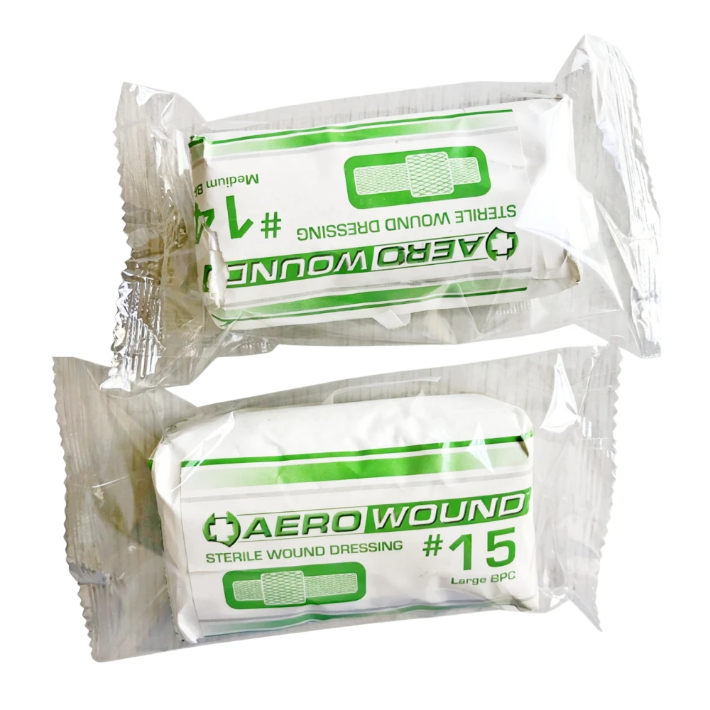 1Pc Sterile Gauze Dressing 20x15cm Attached Bandage Absorbent Pad Single Use Major Injury Medical Wrap First Aid Tape Home Care