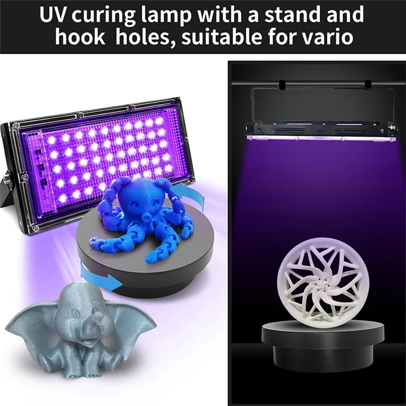 ABDJ-Led الأشعة فوق البنفسجية الكاشف 100 واط 395Nm أضواء مبيد للجراثيم مصباح علاج في الهواء الطلق ضوء مصابيح التوصيل الأشعة فوق البنفسجية