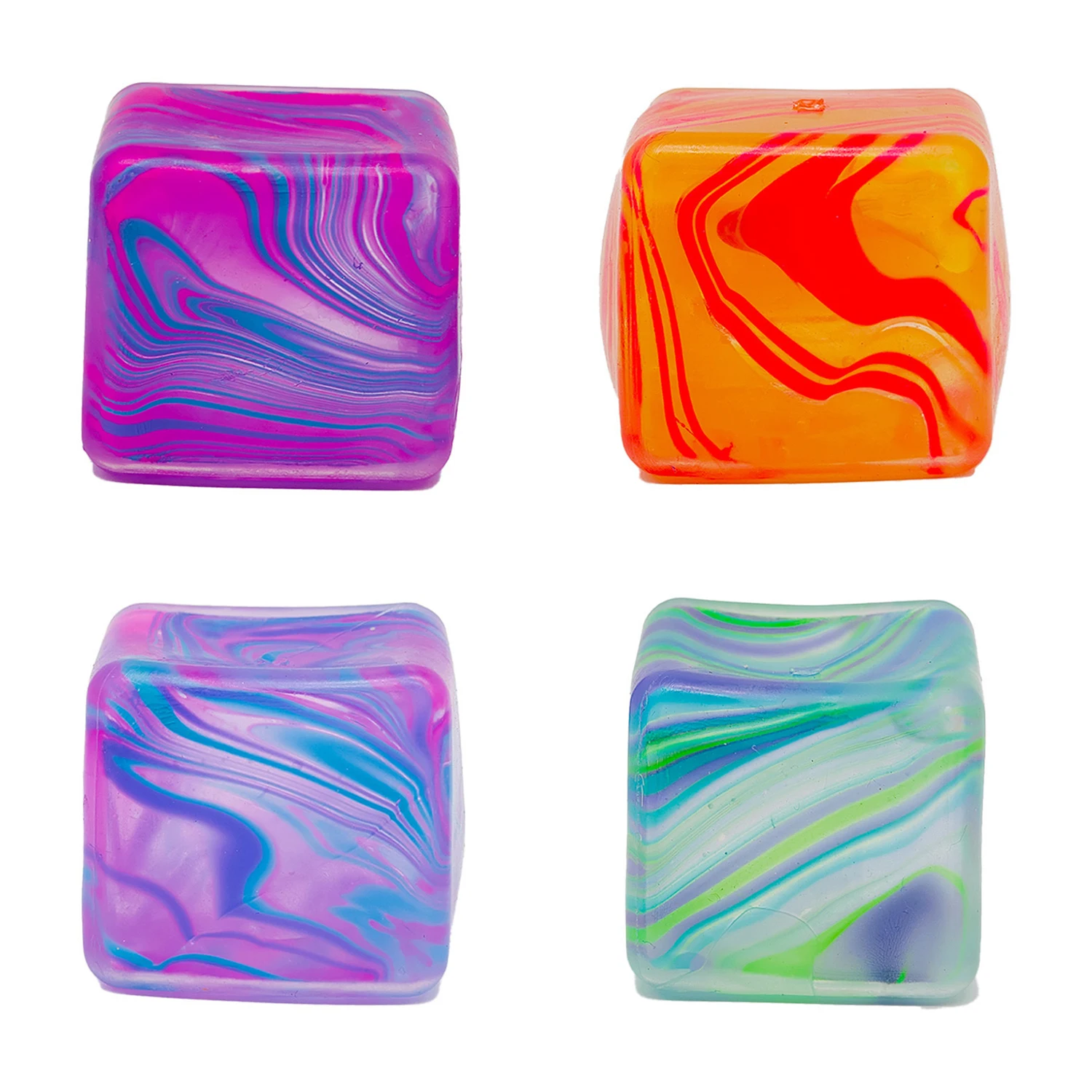 Stress relieving flow pattern cube kneading, three-dimensional kneading venting toy slow rebound decompression