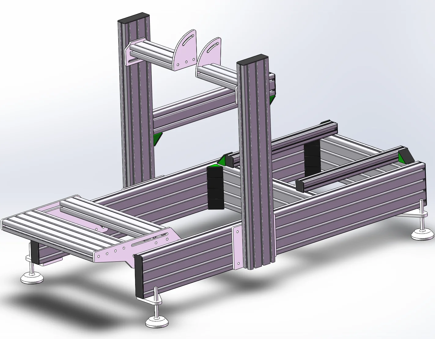 40160 New Design Flat Surface Aluminum Extrusion Profile For High Level Racing Simulator