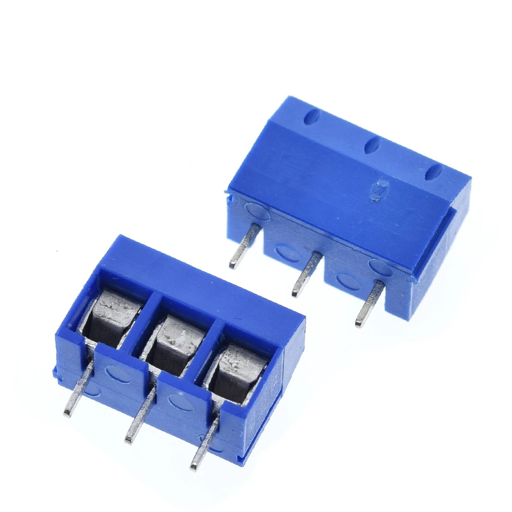 TZT 10/30/50 قطعة 3 دبوس محطات المسمار-حجب موصل 5 مللي متر الملعب 5.08-301-3P 301-3P 3pin للمكونات الإلكترونية TZT