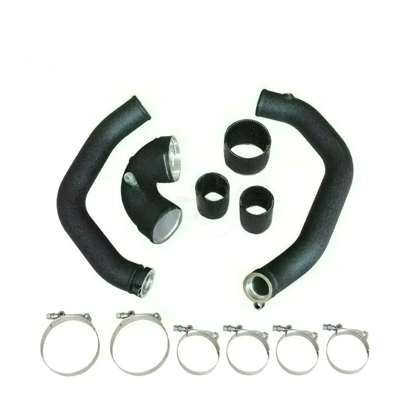 

M PERFORMANCE Charge boost Pipe for BMW M2 F87 M3 F80 M4 F82 S55 with J Pipe Wrinkle Paint