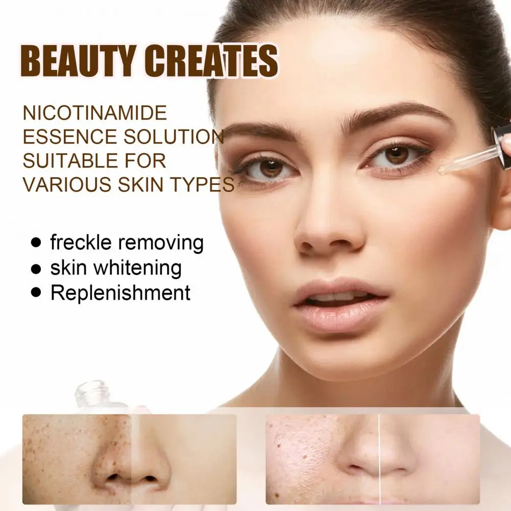 10ml Face Essence Firm Contour Moisturizing Universal Skin Nicotinamide Essence Serum Liquid for Women Lady Face Care