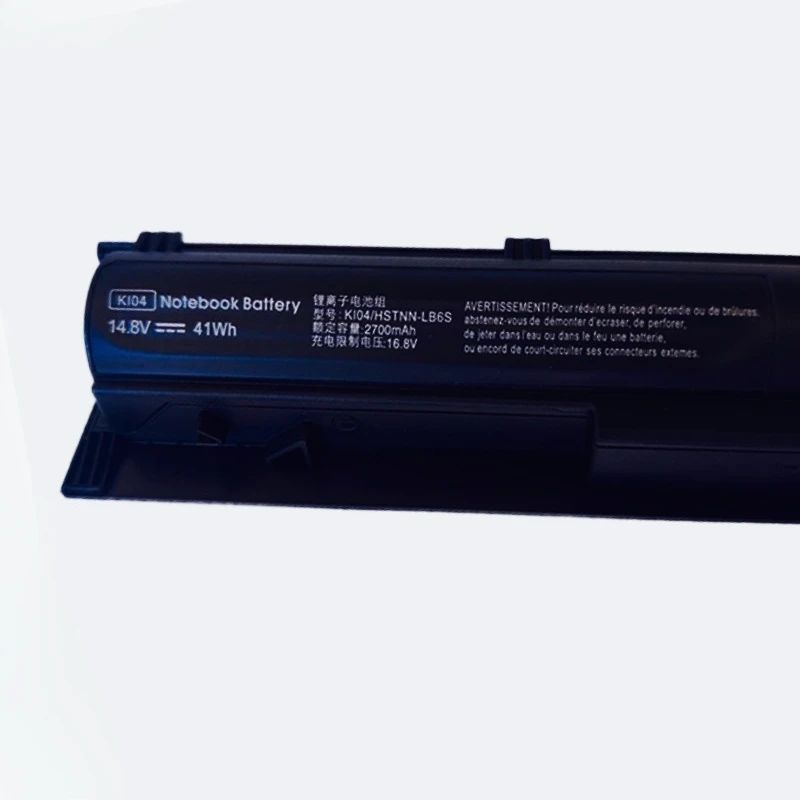 New 2700mAh KI04 Replacement Laptop Battery for HP 800010-421 800049-001 TPN-Q160 TPN-Q158 TPN-Q161 TPN-159 TPN-Q162 HSTNN-LB6R