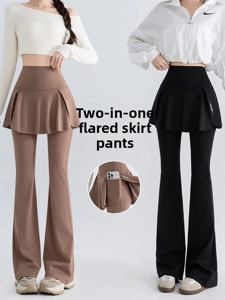 

Брюки для йоги с высокой талией, женские брюки из воловьей кожи, осенне-зимние спортивные брюки с высокой подтяжкой бедер, ультра кинозан