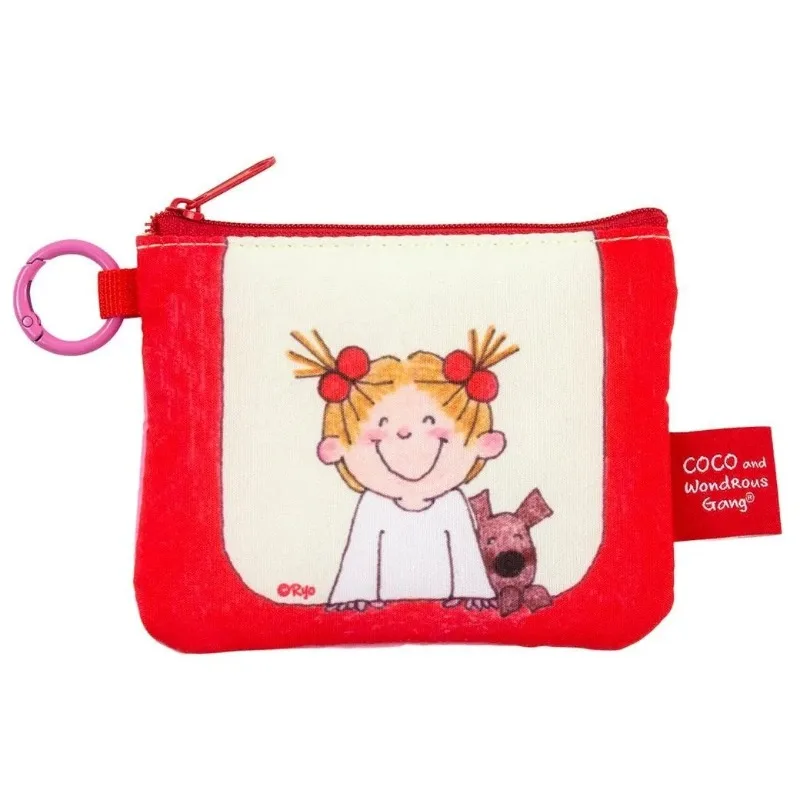 

Cute COCO Sauce Series Mini Storage Bag Cartoon Character Double-sided Pattern Creativity Printing Portable Zipper Coin Purse