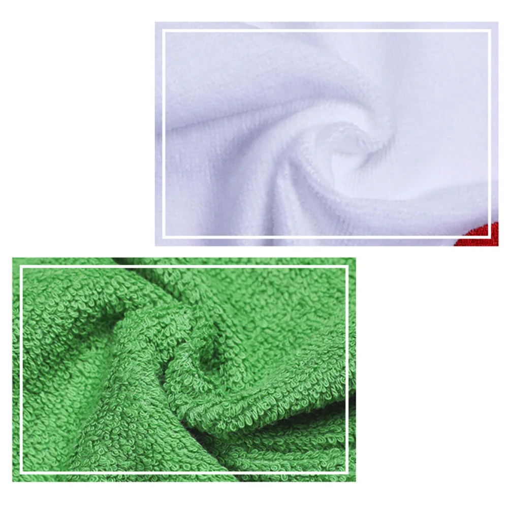 

2Pcs Christmas Cotton Towels Soft Hand Towels Cake Shape Creative Design Xmas Tree Holiday Decoration Gift Cake Towel