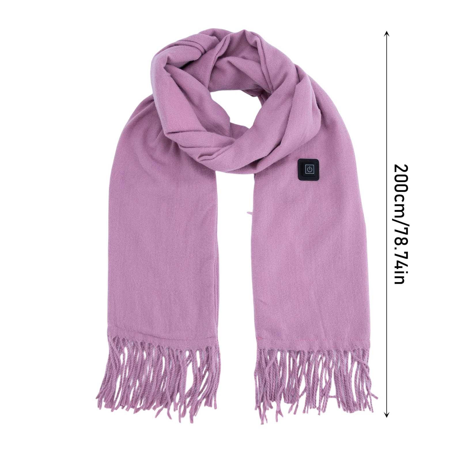 Intelligent Electric Heating Scarf Solid Color Intelligent Electric Heating Scarf Multiple Settings For Warmth In All Scenes