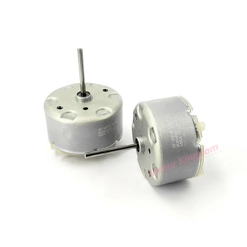 Mabuchi RF-500TB-12560 DC 6V-12V Micro Mini 32mm Motor Elétrico Redondo 20mm Eixo Longo