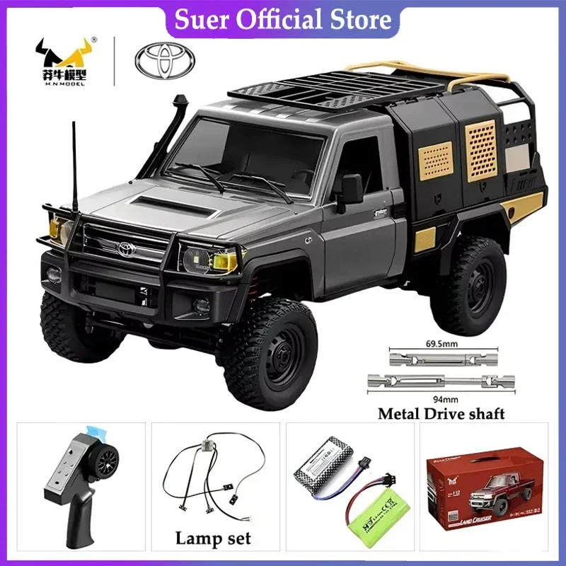 MN82S MN82 Pro Remote Controlled Climbing Off-road Vehicle 1:12 Full scale 4WD For Toyota LC79 Simulation RC Model Toy Rc Car