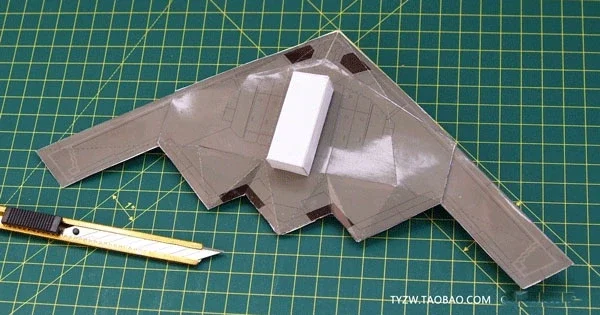 Paper Model The American B2 Strategic Bomber, DIY, The Paper Model Of The Paper Folding Pape