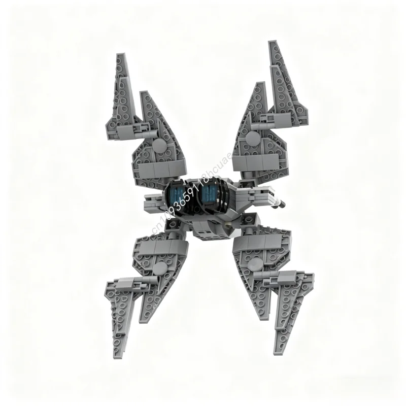 493 Uds. MOC Virago StarViperclass starfighter Star Battle modelo bloques de construcción idea Modular juguetes creativos DIY regalos de navidad