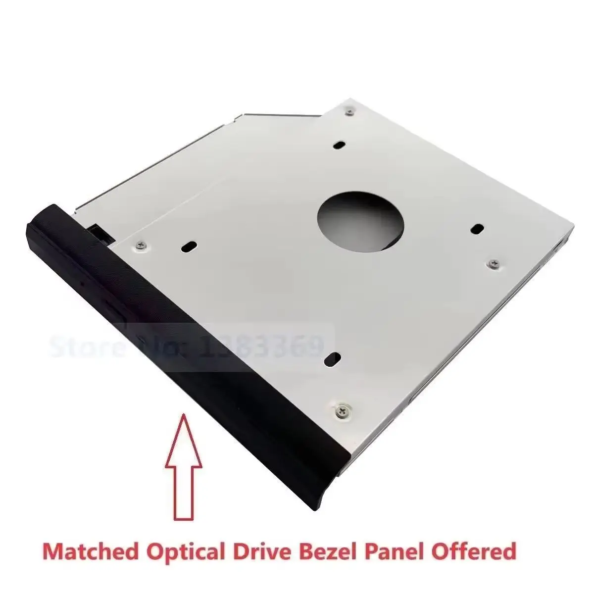 With Faceplate Bezel Pane 9.5mm 2nd 2.5 SATA Hard Drive HDD Optical bay Caddy Bracket Tray Frame for Dell 3421 5421 5435 5437