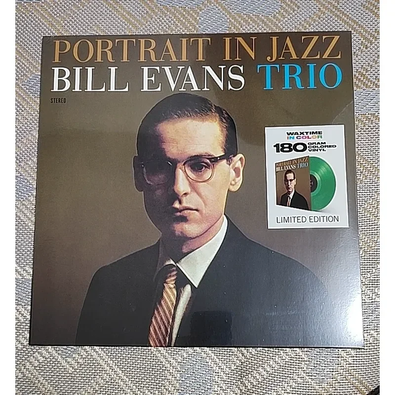 

Bill Evans Trio Portrait in Jazz Limited Edition Green Vinyl LP for Jazz Music Enthusiasts