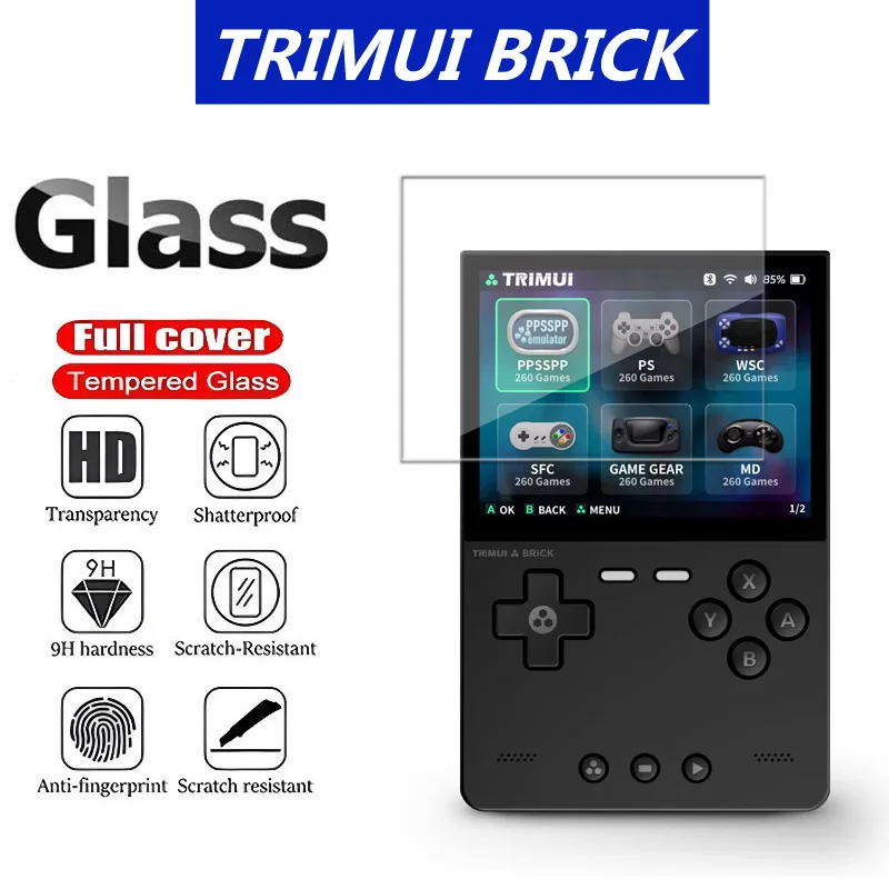 

Protective Tempered Glass for Trimui Brick Anti-scratch Screen Protective Film for Trimui Brick TG3040 Glass Accessories