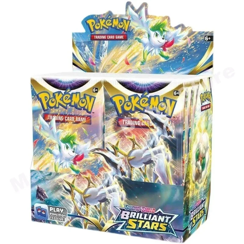 Original Genuine Pokemon PTCG Card US Version Sword Shield SS9 Booster Booster Pack Out of Print Original Box Child Gift Cartoon