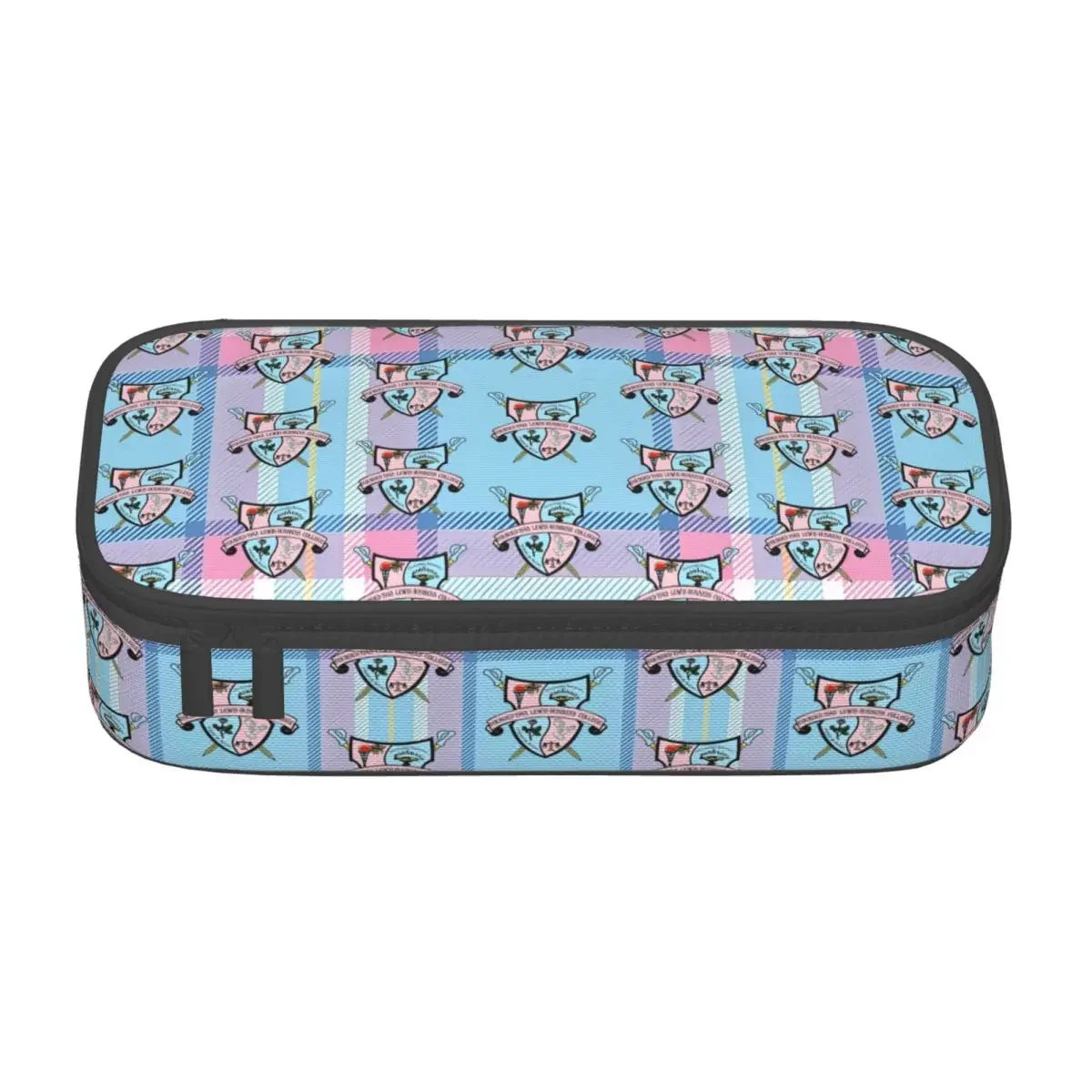 Custom Cute Gamma Phi Delta Pencil Case for Girls Boys African American Sorority Large Capacity Pen Bag Box Stationery - view 2