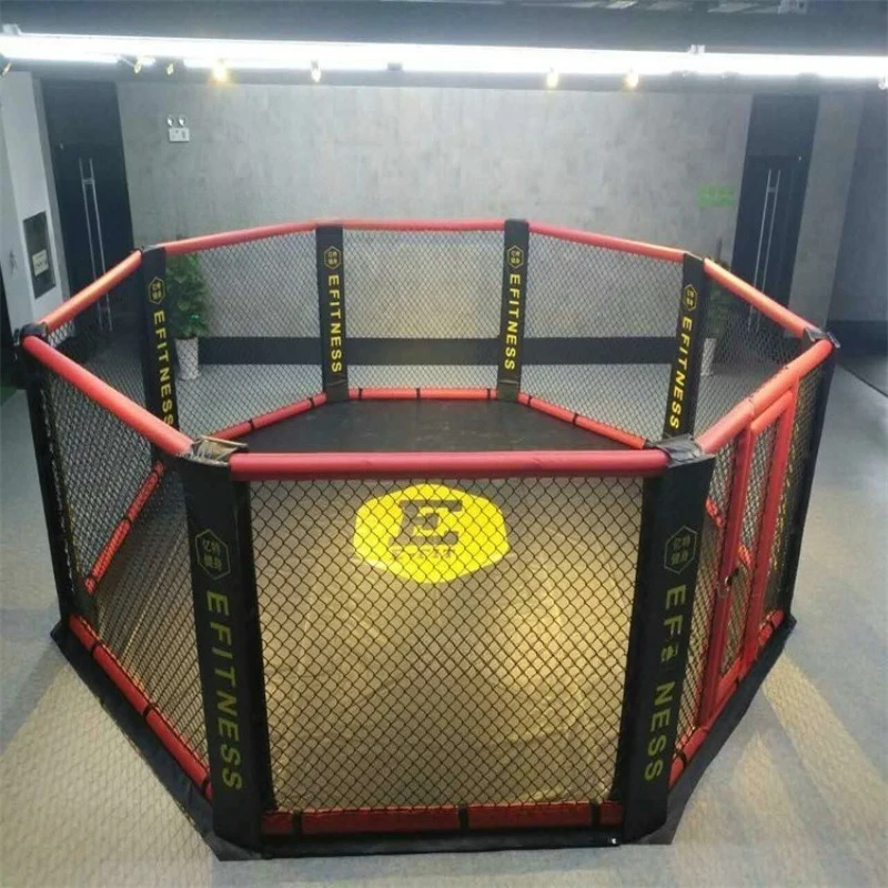 Boxing ring, fighting cage, floor-standing octagonal cage, hexagonal cage, fighting boxing, sanda competition training