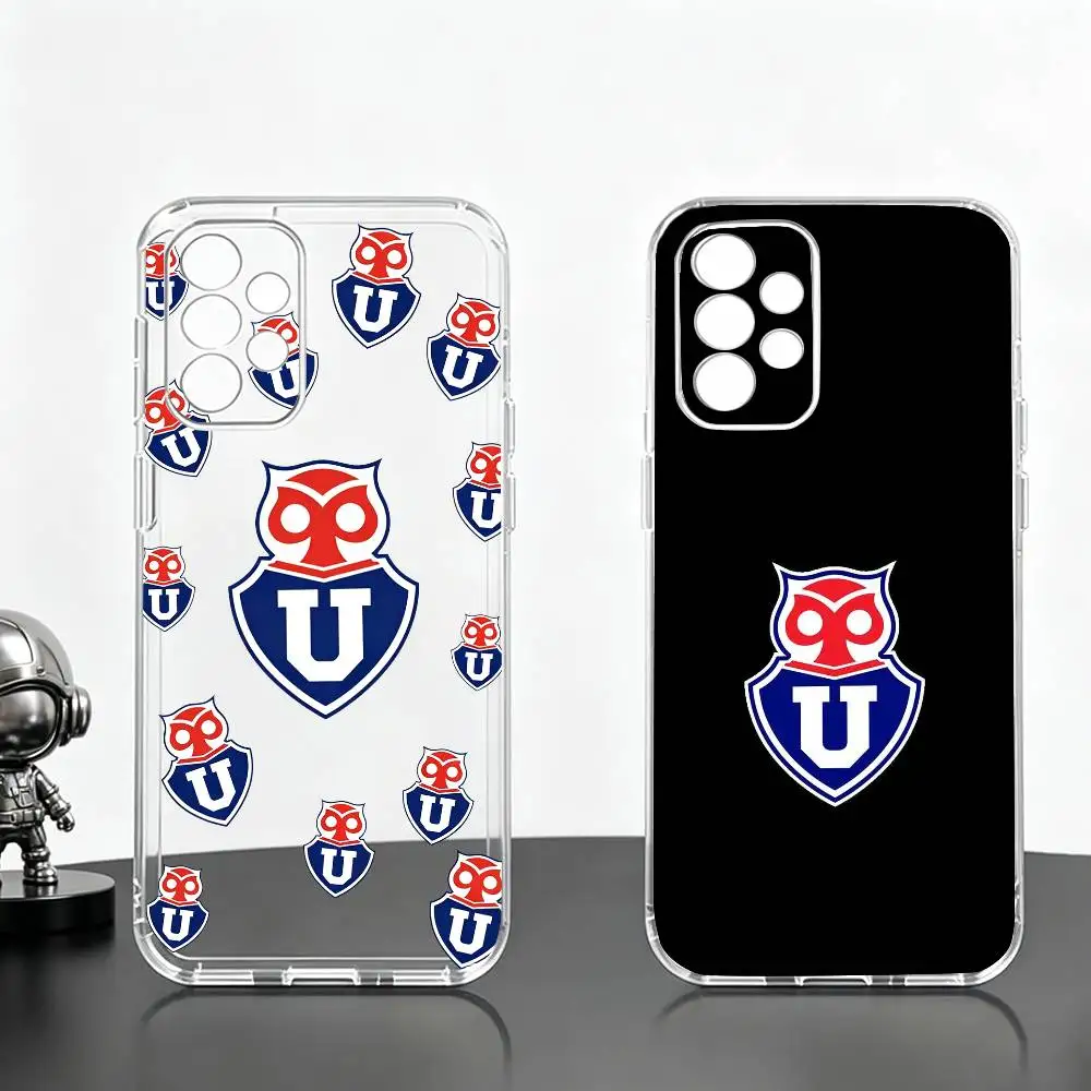 For F-Fondo U-De Chile LOGO  Phone Case For Samsung S25,S24,S21,S22,S23,S30,Ultra,S20,Plus,Fe Transparent Cover