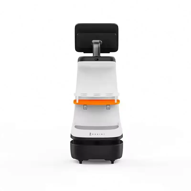 Autonomous Obstacle Avoidance Commercial Reception Robot Waiter Food Service Robot for Delivery