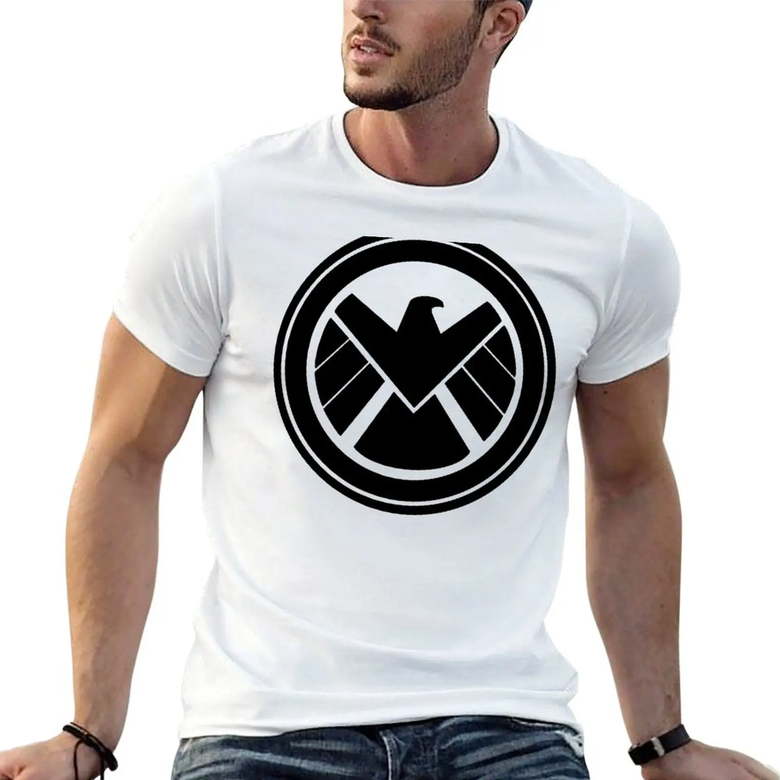

S.H.I.E.L.D. T-Shirt man t shirts cotton t shirt custom print T-Shirt