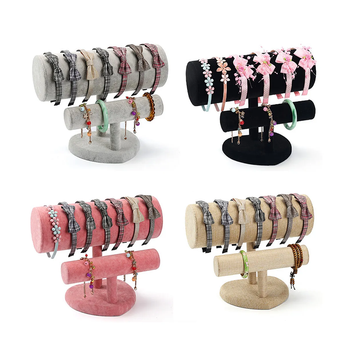presentoir-en-pvc-pour-bandeaux-bracelets-et-bijoux-–-organisateur-compact-et-elegant-en-materiau-premium-rose-pour-comptoir-et-table