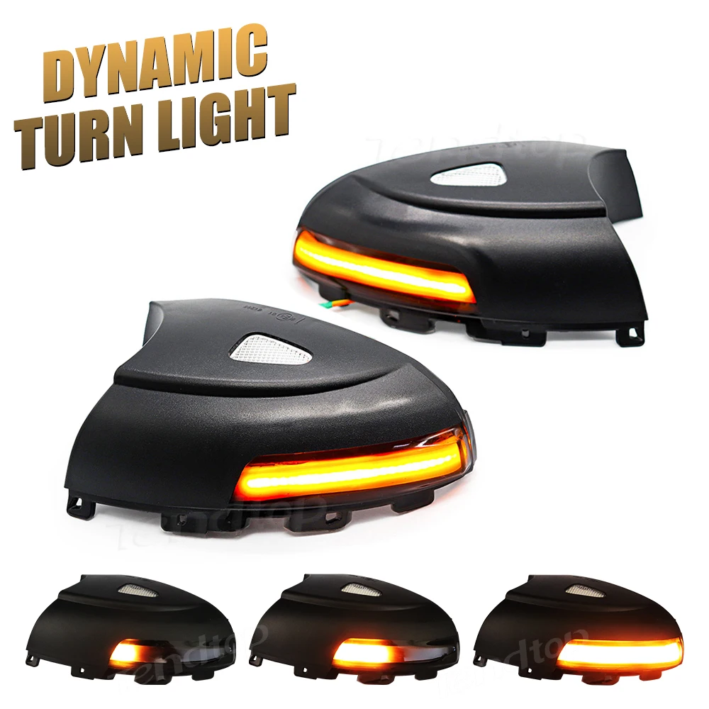 For Volkswagen Tiguan MK1 2008-2016 Dynamic Indicator Flowing Turn Signal Lights Warning LED Streamer Lamp