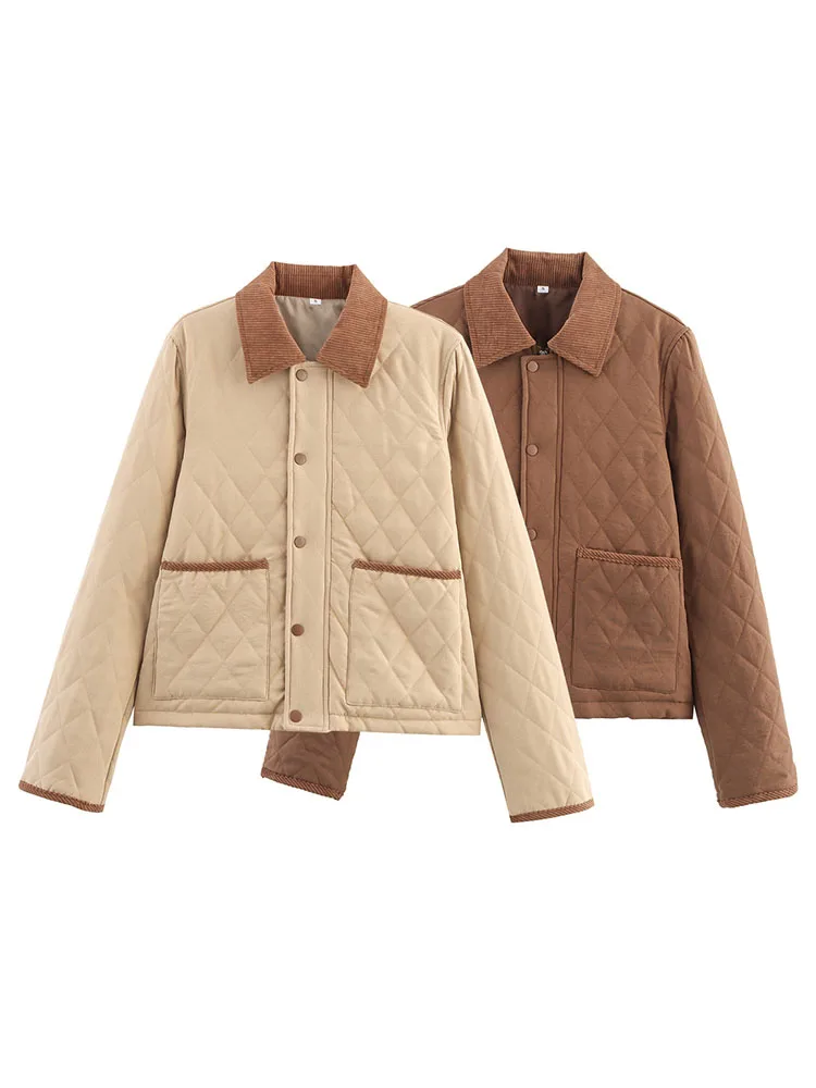 

HH женское осенне-зимнее модное универсальное пальто на молнии с лацканами, женское повседневное простое уличное короткое пальто с длинными рукавами