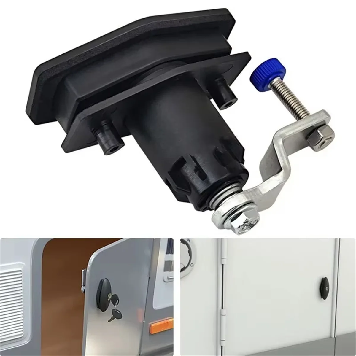 

A61KK Compartment Door Locker PUSH Pop-Up Door Lock for Swift Elldis Caravan RV Door Lock