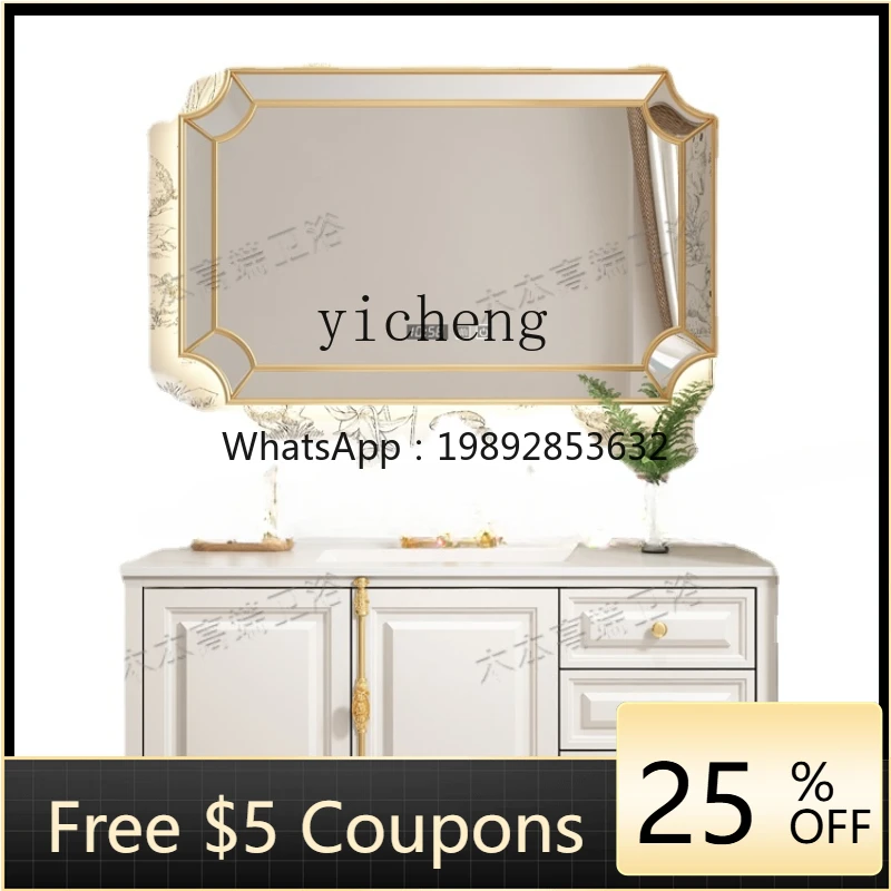 

ZZZc Solid Wood Paint Bathroom Cabinet Combination Integrated Ceramic Basin Bathroom Cabinet Washbasin Cabinet