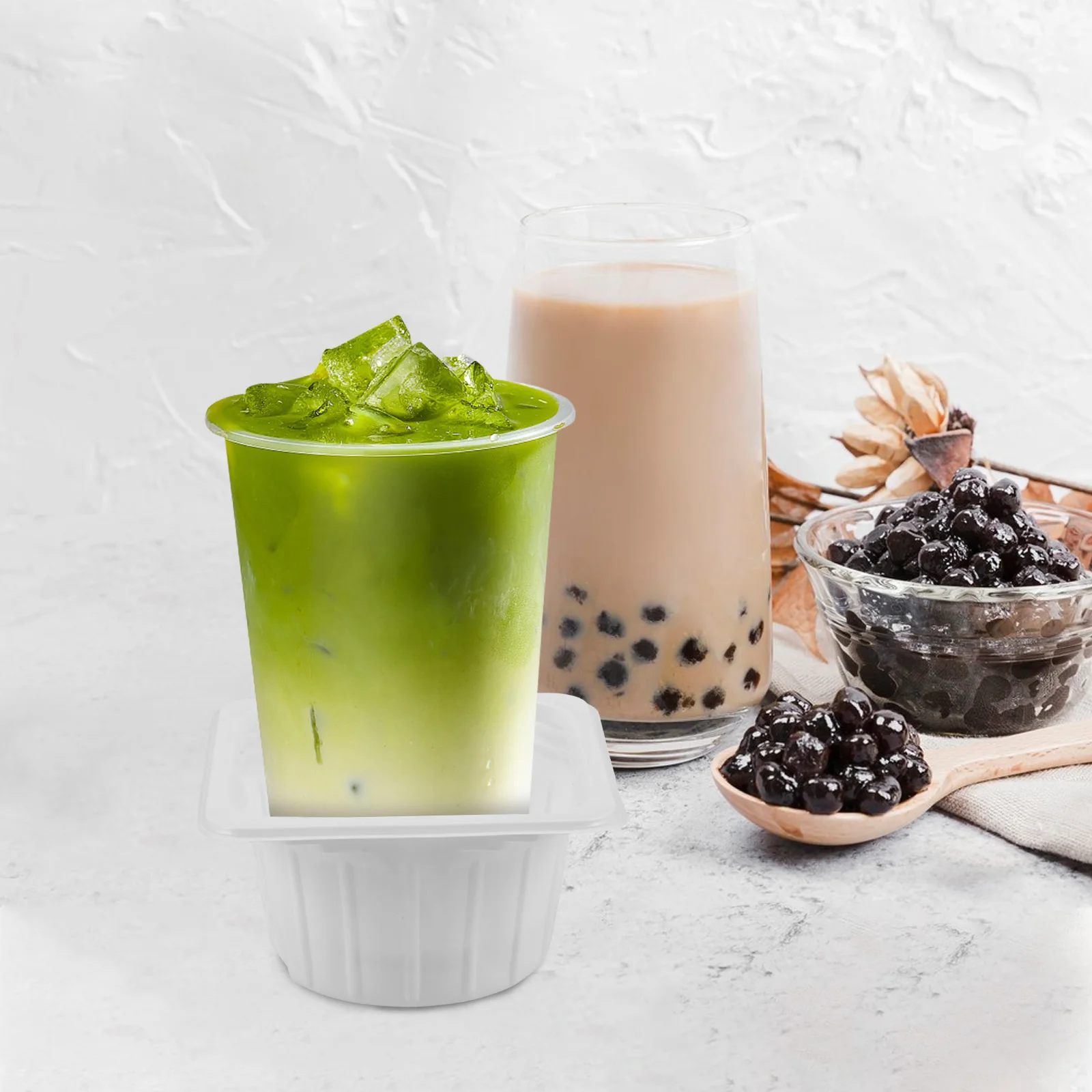 

50 Pcs Tray Coffee Carrier Plastic Coffee Tray Holders for Take Out Drinks Carrier Tea Takeout Double Single Espresso